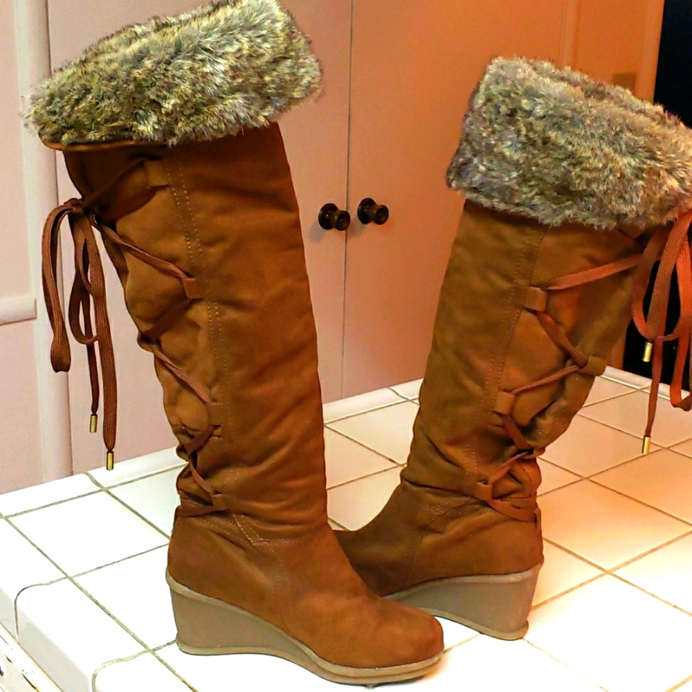 Knee high boots